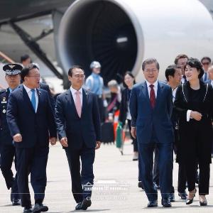 한국에 도착했습니다. 2박 4일의 러시아 국빈방문 일정, 모두 마무리  2018-06-24 